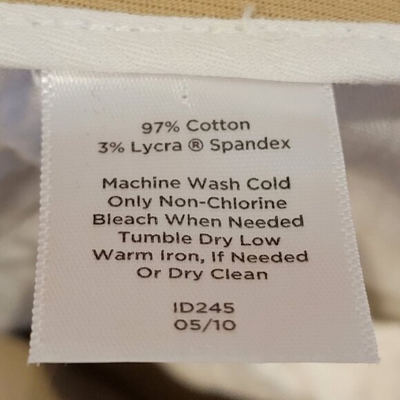 Talbots Petite Khaki Slacks Womens 10P - Picture 6 of 11